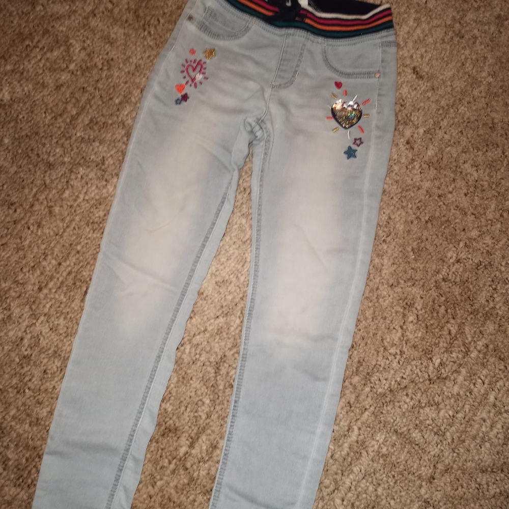 Girls cute skinny jeans